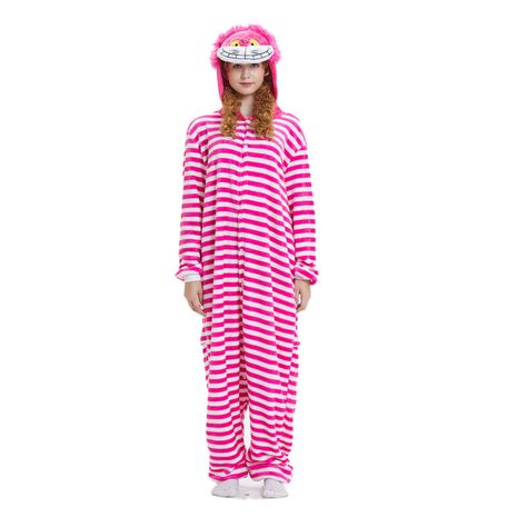 Pink Cheshire Cat Onesie Kigurumi Adult Pajama Halloween Party Costumes Cheshire Cat Onesie, Animal Onesies, Cat Onesie, Animal Onesie, Party Costumes, Adult Pajamas, Disney Alice, Halloween Party Costumes, Cheshire Cat