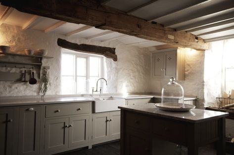 Photo 10 of 11 in The Cotes Mill Shaker Kitchen by deVOL by deVOL Kitchens - Dwell Devol Cabinet Alternatives, Devol Kitchen Table, Devol Kitchens Hutch, Devol Kitchens Cotes Mill, Devol Pantry Cupboard, Small American Kitchen, Small American Kitchens, American Kitchen, Devol Kitchens