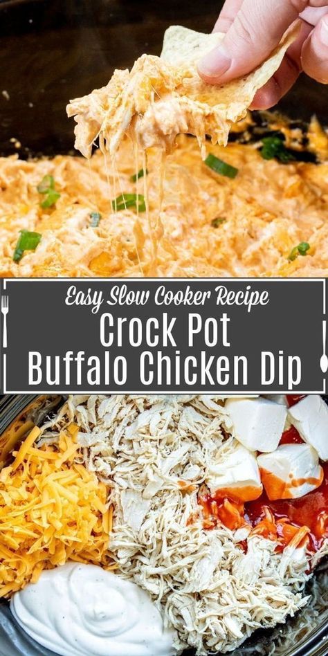 Appetizer Dips Hot, Crock Pot Buffalo Chicken, Chicken Franks, Buffalo Chicken Dip Crock Pot, Dip Recipes Hot, Crock Pot Dips, Chicken Dip Recipe, Buffalo Chicken Dip Recipe, Buffalo Wing