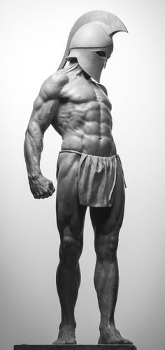 Spartan Unarmed Warrior, Human Anatomy For Artists, 남성 근육, Male Pose Reference, Anatomy Sculpture, Greek Warrior, Muscle Anatomy, Human Anatomy Drawing, Human Anatomy Art