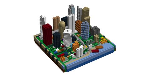 Lego Micro City, Lego Micro Builds, Lego Building Blocks, Lego Micro, Micro Lego, Cool Lego Creations, Lego House, Lego Architecture, Lego Cars