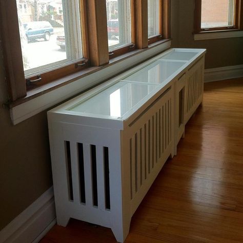 Hide Ugly Radiators with These 12 Clever Cover Ideas | Family Handyman Radiator Cover Ideas, Radiator Ideas, Diy Radiator Cover, Old Radiators, Hiding Ugly, Radiator Covers, Minimalist Shelves, Fireplace Cover, Classic Furniture Design