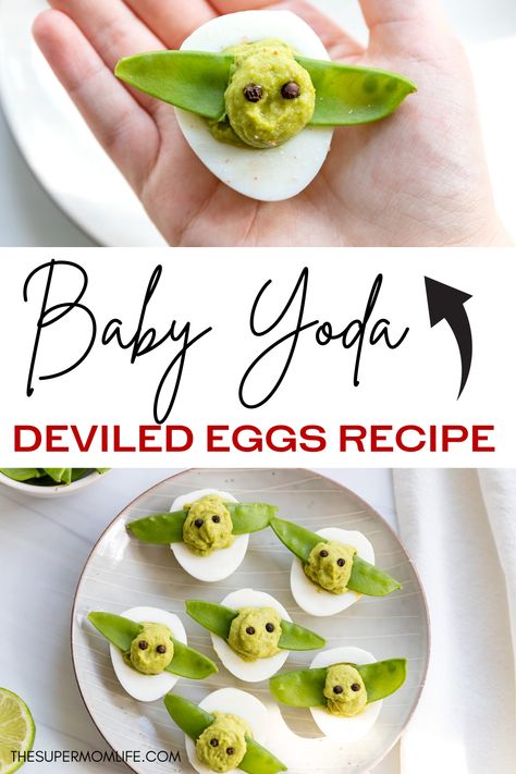 Star Wars Deviled Eggs, Yoda Deviled Eggs, National Star Wars Day, Best Deviled Eggs Recipe, The Best Deviled Eggs, Halloween Party Appetizers, Star Wars Food, Best Deviled Eggs, Kid Snacks