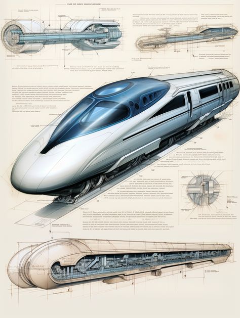 Maglev Train, Train Design, Mechanical Design, High Speed, Engineering, Train, Models, Architecture, Quick Saves