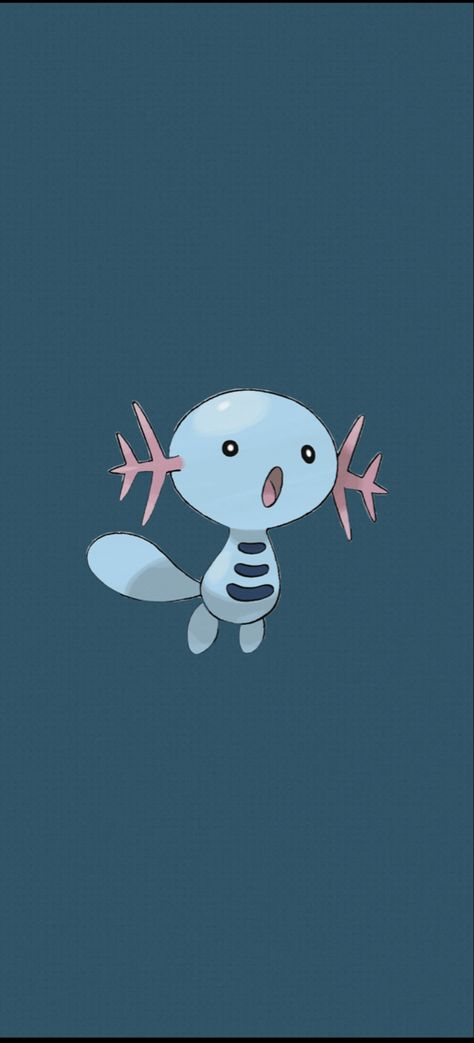 I love Wooper! LOOK AT HIM. Wooper Pokemon Wallpaper, Wooper Pokemon Art, Pokemon Lock Screen, Wooper Pokemon, Pokemon Stuff, Backgrounds Desktop, Pokemon Art, Phone Backgrounds, Look At