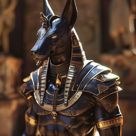 ✨Anubis, the ancient Egyptian god of burial and mummification, was depicted with the head of a jackal. He was considered the patron of the dead and the guide of souls to the afterlife. Anubis weighed the hearts of the dead on the scales of justice. His cult was widespread and honored in ancient Egypt.✨ ✨ ✨ ✨ #aiart #digitalart #digitalillustration #digitalartist #digitalartwork #midjourney #midjourneyai #midjourneyart #anudis #egypt Egyptian Jackal, Scales Of Justice, Ancient Egyptian Gods, Tiny Art, Egyptian God, The Afterlife, Egyptian Mythology, King Tut, Egyptian Gods