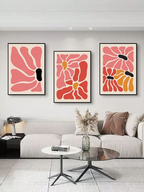 Living Room Poster Ideas, Tableau Aesthetic, Tableau Simple, Fiber Wall Art, Living Room Poster, Boho Poster, Painting For Home, Sharpie Art, Tableau Design