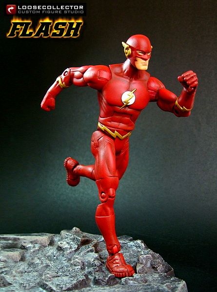 Loosecollector Custom Action Figures Official Website: Flash (TV version) Dc Custom Action Figures, Figures Reference, Superhero Flash, Flash Marvel, Dc Comics Action Figures, Dc Rebirth, Combat Armor, Hobbies For Men, Hobby Gifts