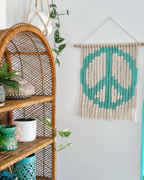 What’s your favourite hobby? ✨ Mine is macrame! I started a few years ago, and used YouTube tutorials to learn the different knots. I’ve made hat hangers, plant hangers, and a heap of different wall hangings. I keep my favourite pieces, and sell the rest locally on Facebook marketplace. This peace sign hanging was inspired by one I saw on Pinterest that used black and a neutral cord. Naturally, I had to include blue into my version 🩵 Macrame is a great mindfulness activity, and really eas... Macrame Peace Sign, Hat Hangers, Mindfulness Activity, Hat Hanger, Mindfulness Activities, Plant Hangers, Facebook Marketplace, Favorite Hobby, Youtube Tutorials