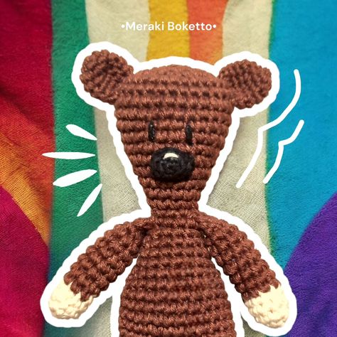 I’m so excited to share the story behind this adorable Mr. Bean teddy bear crochet! When a dear friend of mine, who I've known for more than half my life, asked me to create this as a gift for her close friend, I was thrilled. I wanted to make sure it was absolutely perfect for them. The excitement doubled when I found out that both my friend and her friend loved it! She even put it on her Instagram story, and soon enough, people started reaching out to me about it. It's moments like these t... Mr Bean Teddy Bear, Me Bean, Mr Bean Teddy, Teddy Bear Crochet, Bear Crochet, Mr Bean, Close Friends, Dear Friend, Friends In Love