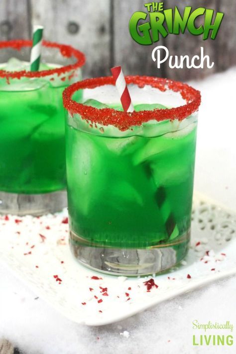 Christmas Drinks Nonalcoholic, Sherbet Punch Recipes, Christmas Mocktails, Grinch Punch, Christmas Drinks Alcohol Recipes, Christmas Party Drinks, Christmas Drinks Recipes, Green Punch, Christmas Drinks Alcohol