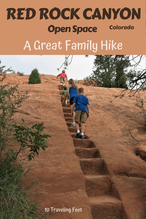 Colorado Family Vacation, Colorado Springs Vacation, Family Hike, Rock Landscape, Family Traveling, Road Trip To Colorado, Family Travel Hacks, Red Sandstone, Explore Colorado