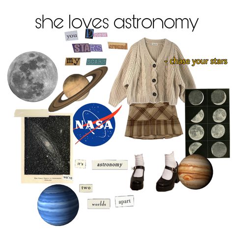 #astronomy #stars #planets #aesthetic #visionboard #astrology Astronomy Aesthetic Outfit, Astronomy Outfit, Planets Aesthetic, Aesthetic Visionboard, Astronomy Stars, Space Aesthetic, She Loves, Second World, Astronomy