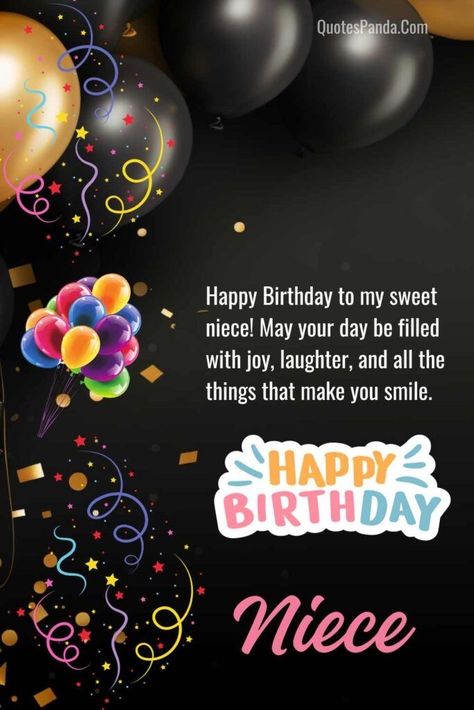 Happy Birthday Neices Quotes Funny, Blessed Birthday Wishes, Niece Birthday Quotes, Happy Birthday Friend Images, Happy Blessed Birthday, Birthday Niece, Happy Birthday Niece, Niece Quotes, Birthday Sweets