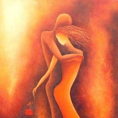 PAREJAS-AGOSTO Figurative Kunst, Bo Bartlett, Romantic Art, Gustav Klimt, Happy Colors, Shades Of Orange, Art Journals, Art Abstrait, A Rose