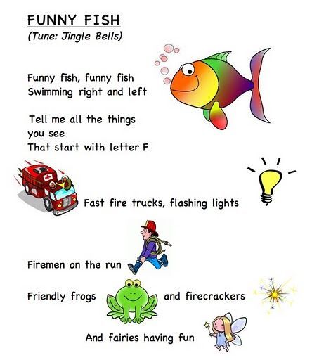 Letter Poems, Frog Street Press, Transition Songs, Letter Song, Circle Time Songs, Classroom Songs, Funny Fish, Preschool Letter, Abc Songs