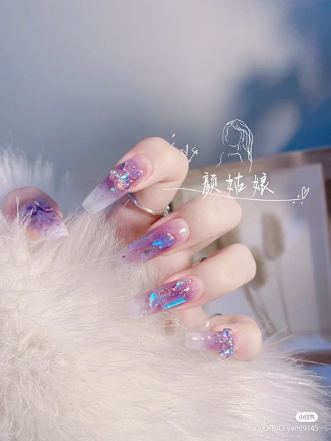 Nail Designs Asian, Jelly Nail Designs, Jelly Nail, Asian Nails, Hello Nails, Simple Gel Nails, Pretty Gel Nails, Really Cute Nails, Soft Nails