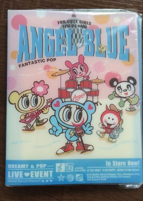 Angel Blue Japan, 00s Aesthetic, Rainbow City, Superflat, Angel Blue, Cool Pops, Blue Band, Y2k Aesthetic, Beautiful World