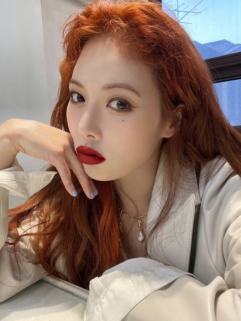 Hyuna Hair, Hyuna Red, Hyuna Kim, Clear Winter, Good Girl, Kpop Idols, Ginger Hair, Kpop Idol, Red Hair