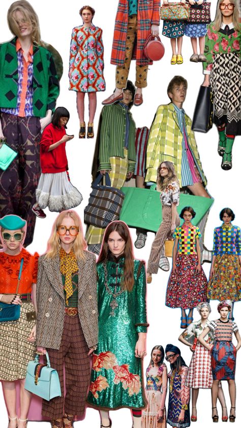 Fun 80s Outfits, Hawaiian Shirt Outfit Winter, Fun Preppy Outfits, Spring Outfits 2025 Colors, Maximalism Outfits Aesthetic, Hippie Christmas Outfit, Mix Patterns Outfit, Colorful Maximalist Outfit, Spring Color Theory