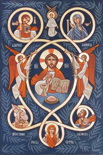 Coptic Art Pattern, Coptic Art, Coptic Icons, Harry Potter Art Drawings, Church Icon, Orthodox Christian Icons, Christian Images, Christian Pictures, Christian Symbols