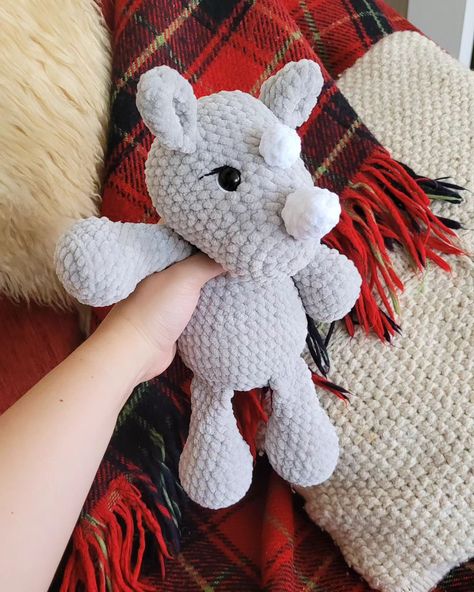 🦏 Crochet rhino 🦏 another handmade gift in the family 🩷 ✨ my brother was very happy 🤗 Pattern by: @the_crochet_code . . . #crochetrhino #rhinoceros #crochetersofinstagram #amigurumi #handmadegifts #stuffedanimal #crochetplushie #crochetdenmark #crochethungary Crochet Code, Crochet Rhino, My Brother, Very Happy, The Family, Amigurumi, Handmade Gift, Crochet, Handmade Gifts