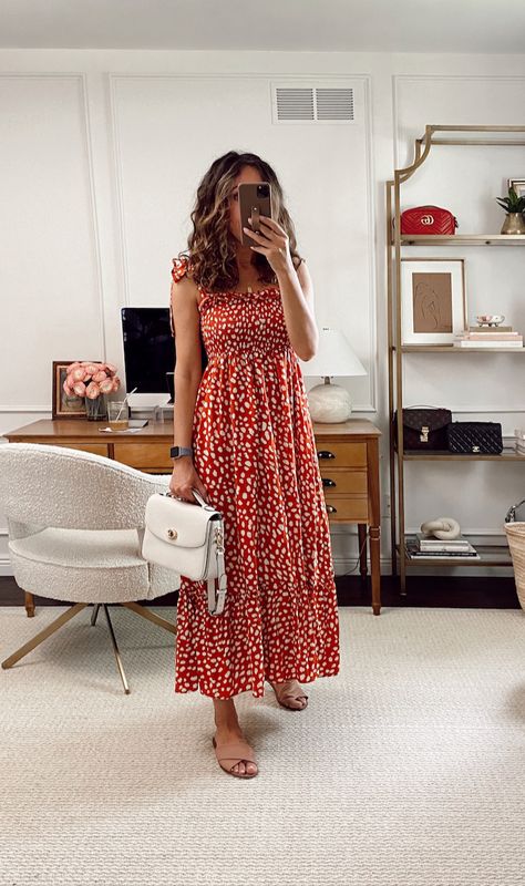 Summer Outfits Roundup and a timeless new bag Summer Style 2022, Modest Outfits For Italy, Italian Dress Outfit, Modest Italy Summer Outfits, Italian Summer Outfits Modest, Italy Modest Outfits, Rome Summer Outfit, Red Dress Italy, Italian Outfits Women Summer