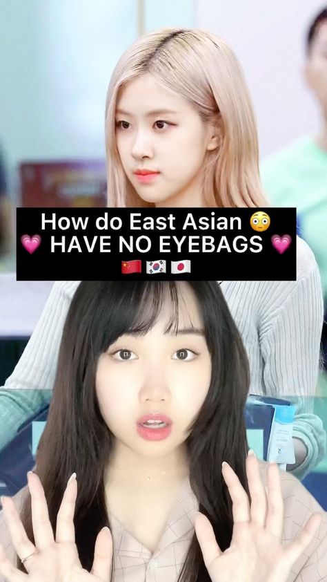 How To Have Korean Eyes Naturally, How To Have Korean Eyes, How To Have Asian Eyes, How To Look Korean Without Makeup, Cute Korean Makeup Tutorial, How To Look Asian, Asian Makeup Tips, Makeup Chinese, Dark Circles Makeup