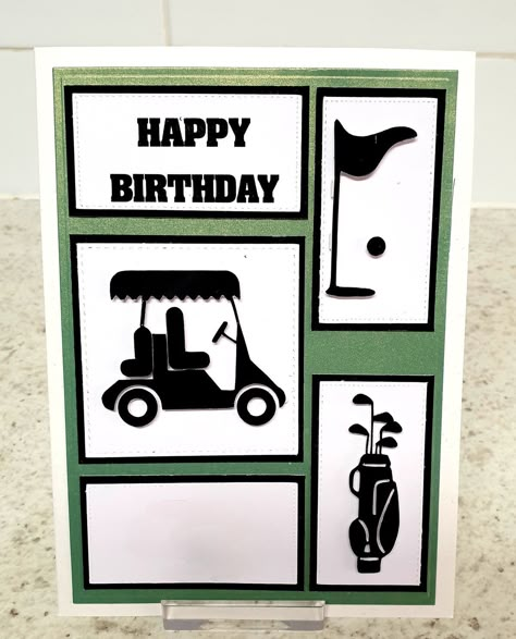 Golf Cards For Men, Puns Cards, Masculine Cards Handmade, Golfers Birthday, Birthday Male, Male Birthday Cards, Golf Birthday Cards, Cards For Guys, Golf Cards