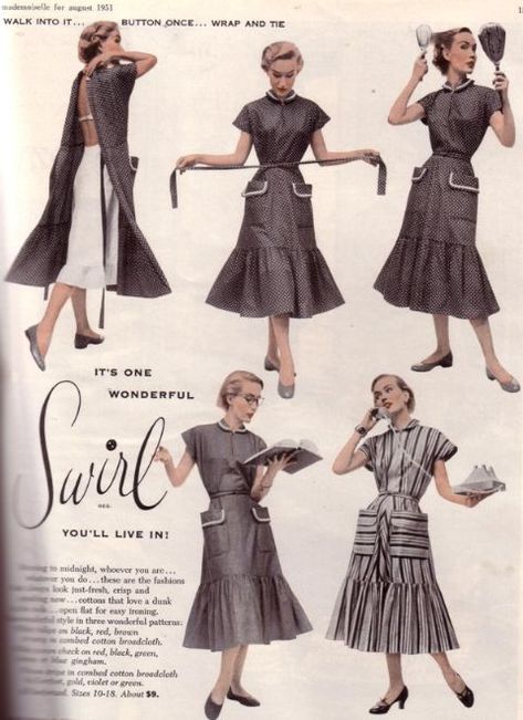 One of Ethyl Mertz's dresses.  Love it. Swirl Dress, Old Fashion, Swirl, Wrap Dress, Dresses