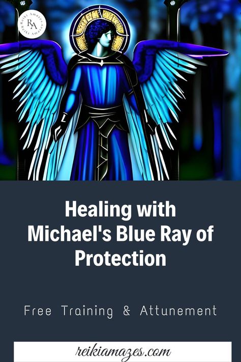 Archangel Michael's Blue Ray of protection is designed to give courage, strength, and protection. This powerful archangel's energy works to purify and balance one's aura, forming a barrier against harmful energies. You can connect or invoke the Blue Ray to protect you from negative energies like energy vampires, psychic attacks, and negative attachments. Ready to learn and grow? Join our free Training & Attunment now! Psychic Attacks, Energy Vampires, Channeling Energy, Psychic Attack, Reiki Master, Archangel Michael, Blue Ray, Spiritual Practices, Free Training