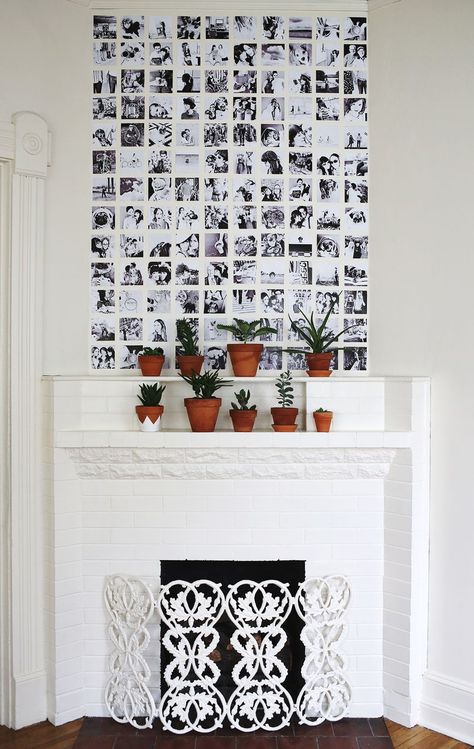 10 ideas for square photos! via abeautifulmess.com Diy Photo Displays, Room Grunge, Record Room, Square Photo, Record Wall, Ideas Hogar, Grunge Room, Decoration Photo, Aesthetic Wall