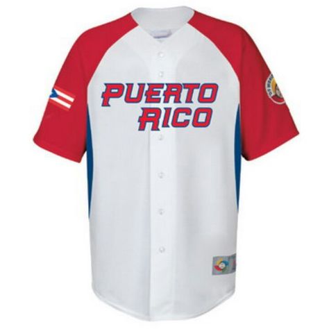 ☀Puerto Rico's World Baseball Classic team☀ Team-colored Baseball Jersey For Baseball Season, Puerto Rico Jersey, Puerto Rico Baseball, Puerto Rico Shirt, Cheap White Moisture-wicking Baseball Jersey, Puerto Rican Artwork, Mexico Soccer Shirt, White Moisture-wicking Baseball Jersey, Culture Project