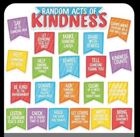 Kindness Bulletin Board, Compliment Someone, Kindness Activities, Bulletin Board Sets, Sunday School Activities, Color Illustration, Acts Of Kindness, Classroom Supplies, Positive Behavior