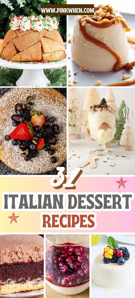 Saturday Appetizers, Easy Italian Desserts, Italian Cupcakes, Crappie Recipe, Old Italian Recipes, International Meals, Italian Dessert Recipes, Baking Swaps, European Desserts