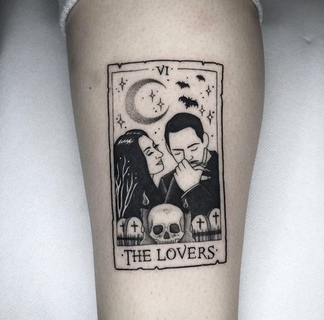 Tarot Card Tattoo Ideas, Tarot Card Tattoos, Card Tattoo Ideas, Card Tattoos, Lovers Tarot Card, Tarot Tattoo, Tarot Card Tattoo, Phrase Tattoos, The Lovers Tarot Card