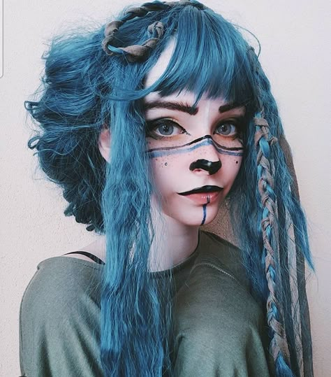 Joy And Peace, Creative Makeup Looks, Aesthetic People, Fantasy Costumes, Hair Reference, Fantasy Makeup, Cosplay Makeup, Costume Makeup, A Beautiful Day