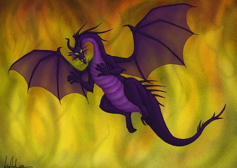 Flying Dragon Tattoo, Maleficent Art, Maleficent Dragon, Mickey Mouse Decorations, Dragon Movies, Disney Dragon, Flying Dragon, Evil Villains, Female Dragon