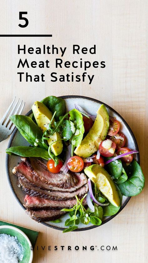 While keeping your red meat intake at a minimum is advised, there are some healthy red meat recipes you can try that serve up nutrients like iron and protein. Healthy Red Meat Recipes, Baked Meat, Recipes Hamburger, Cream Of Pumpkin Soup, Crockpot Meat, Dinner Meat, Keto Meat, Cheap Meat, Recipes Cheap