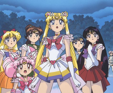 Sailor Moon Group Picture, Makaila Core, Sailor Moon Scouts, Saylor Moon, Moon Cartoon, Sailor Guardians, Sailor Moon Girls, Sailor Scout, Sailor Moon Usagi