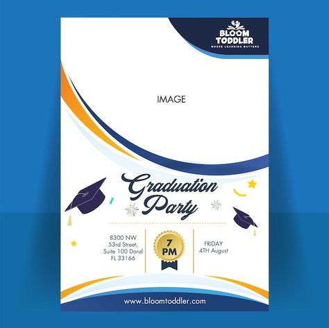 Invitation Card Design For Graduation, Annual Day Invitation Card School, School Invitation Card, Annual Day, School Template, About School, Invitation Card Template, Invitation Card Design, Invitation Card