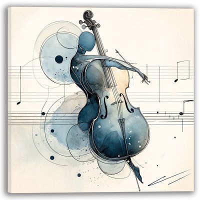 Cello Watercolor, Music Note Art, Cello Art, Soft Colour, Credit Card Art, Music Genre, Music Coloring, Music Artwork, Women Art