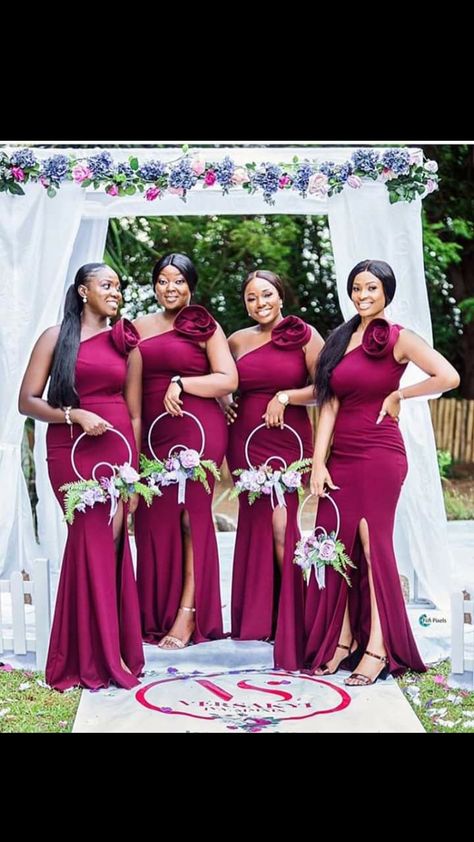 Nigerian Bridesmaid Dresses, Elegant Mermaid Dress, African Bridesmaids, Latest Bridesmaid Dresses, African Bridesmaid Dresses, Bridesmaid Dresses Satin, African Wedding Attire, Mermaid Bridesmaid, Custom Bridesmaid Dress