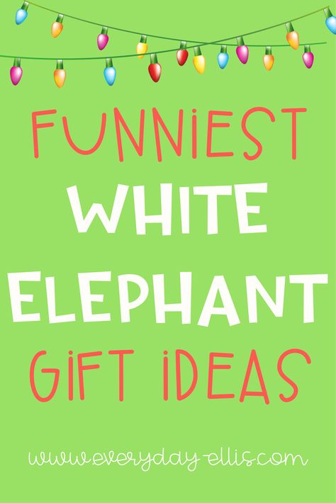 Funny Gifts To Make, Home Made White Elephant Gift Ideas, White Elephant Gag Gift Ideas, Christmas White Elephant Gifts Exchange, Hilarious Gift Ideas, Something Funny Gift Ideas, White Elephant Gift Ideas Funny Diy, White Elephant Gifts Under $10, Clever White Elephant Gifts