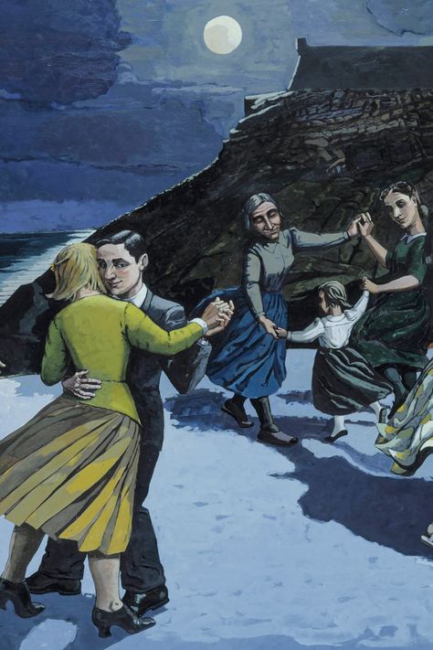 The Tragic Family Story Behind Artist Paula Rego’s Masterpiece, “The Dance” | British Vogue Paula Rego Paintings, Relationships Art, Gathering Artwork, Paula Rego, Personal Essay, Afrofuturism Art, Dancing Figures, Famous Pictures, Family Story