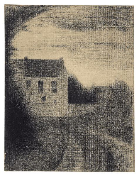 Georges Seurat by googen, via Flickr Seurat Drawing, Seurat Paintings, George Seurat, Square House, Georges Seurat, Post Impressionism, Post Impressionists, Charcoal Drawing, Chiaroscuro