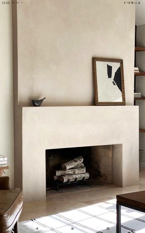 Modern Rooms, White Fireplace, Home Fireplace, Modern Fireplace, Fireplace Wall, Living Room With Fireplace, Fireplace Design, Living Room Inspo, Lounge Room