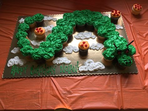 Dragon Ball Z Cupcake Ideas, Goku Birthday, Diy Cakes, Rectangle Cake, 10 Birthday Cake, Leo Birthday, Ball Party, Baby L, 11th Birthday