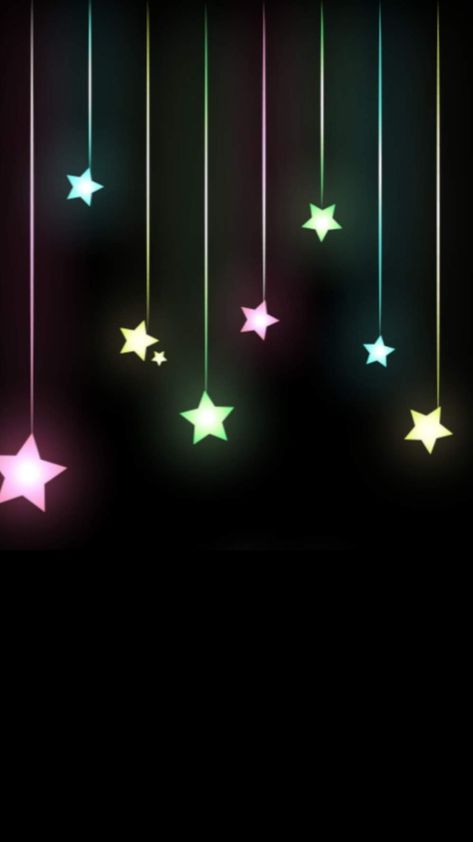 Hanging Stars Overlay, Neon Stars Aesthetic, Neon Stars Wallpaper, Cosmic Oc, Astrology Wallpaper, Abstract Painting Acrylic Modern, Sassy Wallpaper, Rainbow Stars, Galaxy Wallpaper Iphone