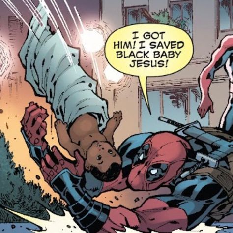 Spider Pool Comic, Deadpool And Ellie, Deadpool And Spiderman Comics, Deadpool Art Comic, Deadpool Comic Panel, Deadpool Panels, Deadpool Comic Icons, Deadpool And Gwenpool, Yukio Deadpool